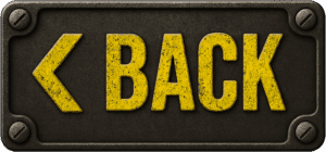 Back Button_Industrial_2_1024x Vintage metal "Back" road sign with an arrow, used for traffic navigation and historical displays in transportation exhibits.