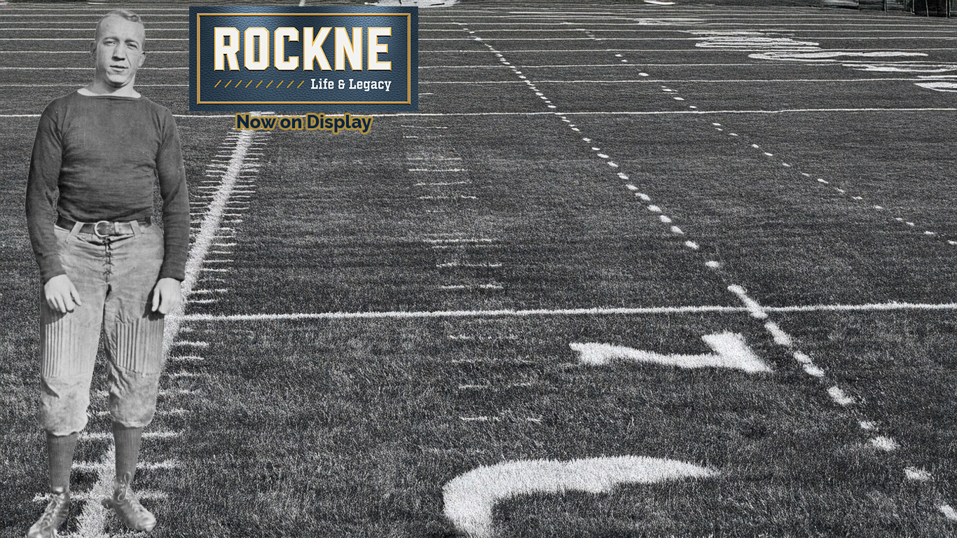 Rockne life and legacy on display at The History Museum, highlighting football legend Knute Rockne's impact and historical significance in sports history.